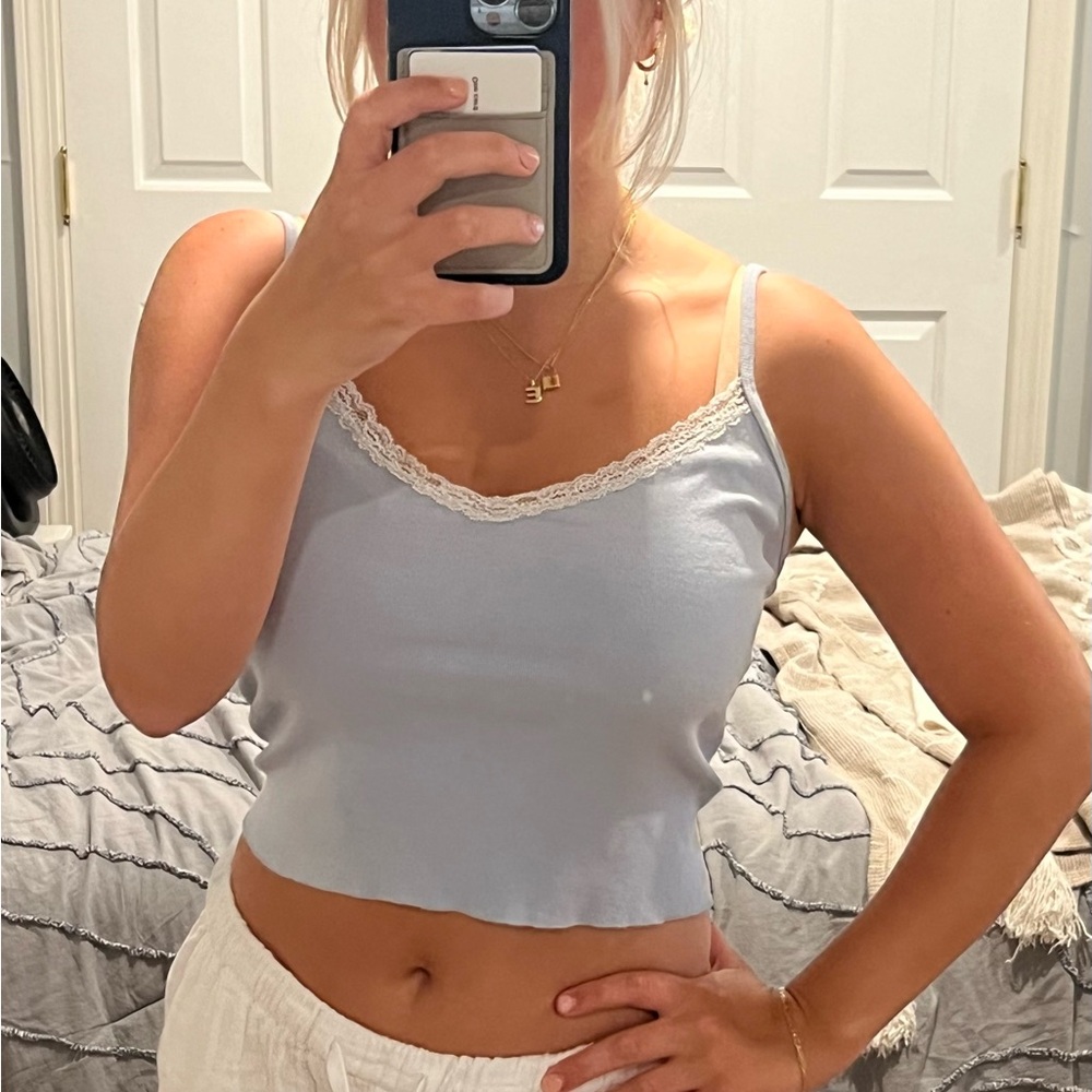 Blue brandy Melville tank top